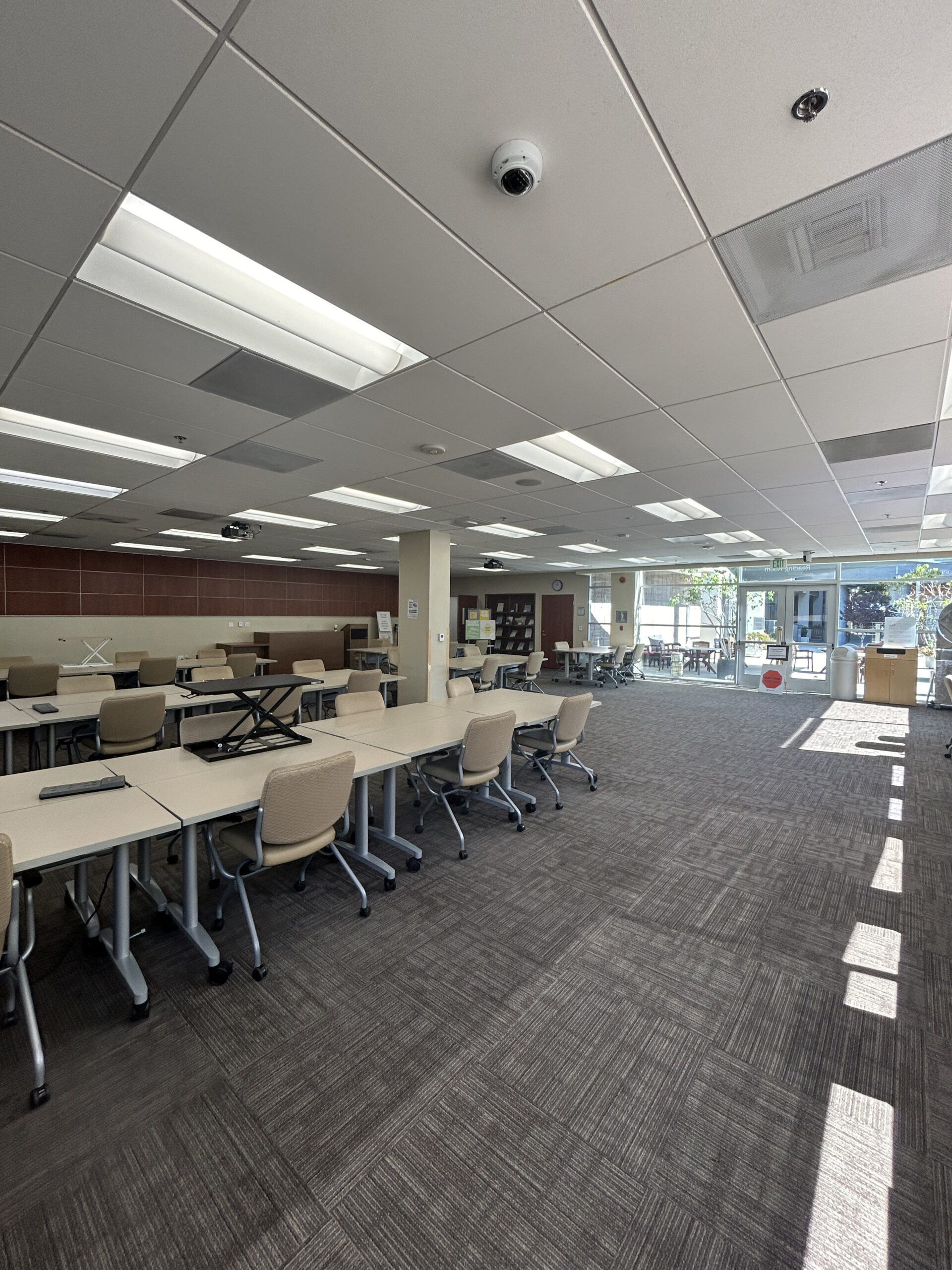 Reading Room in Rains Library